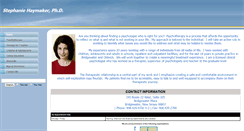 Desktop Screenshot of drstephaniehaymaker.com
